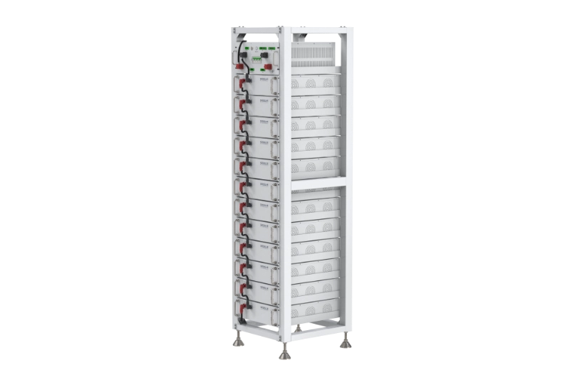 Système de stockage d’énergie monté sur rack