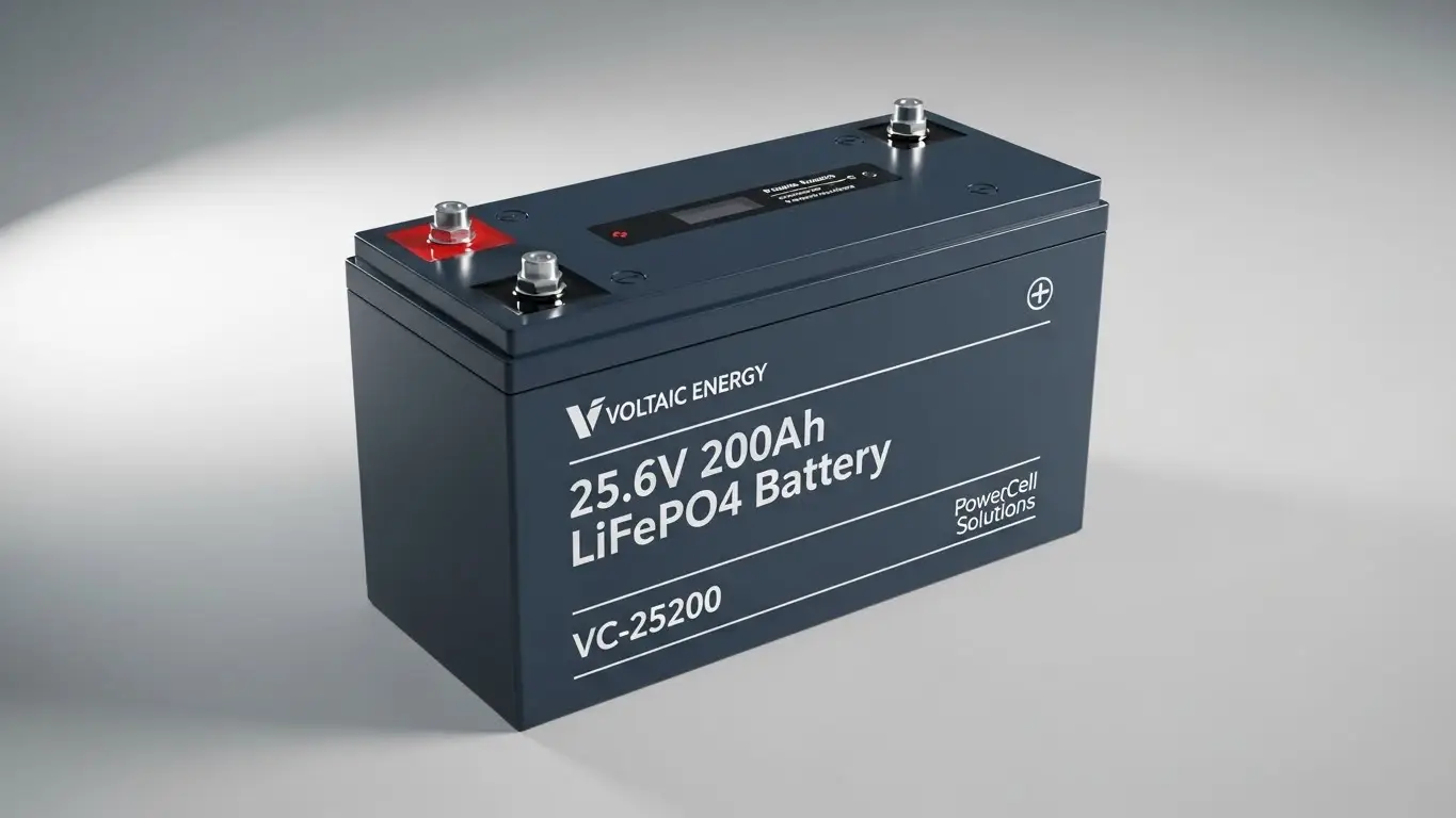 25.6Batterie V 200Ah LifeO4