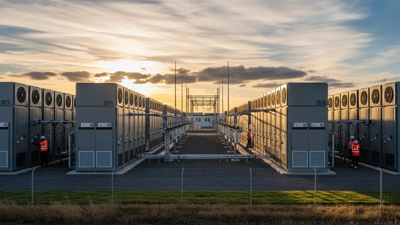 Stockage à grande échelle de batteries lithium