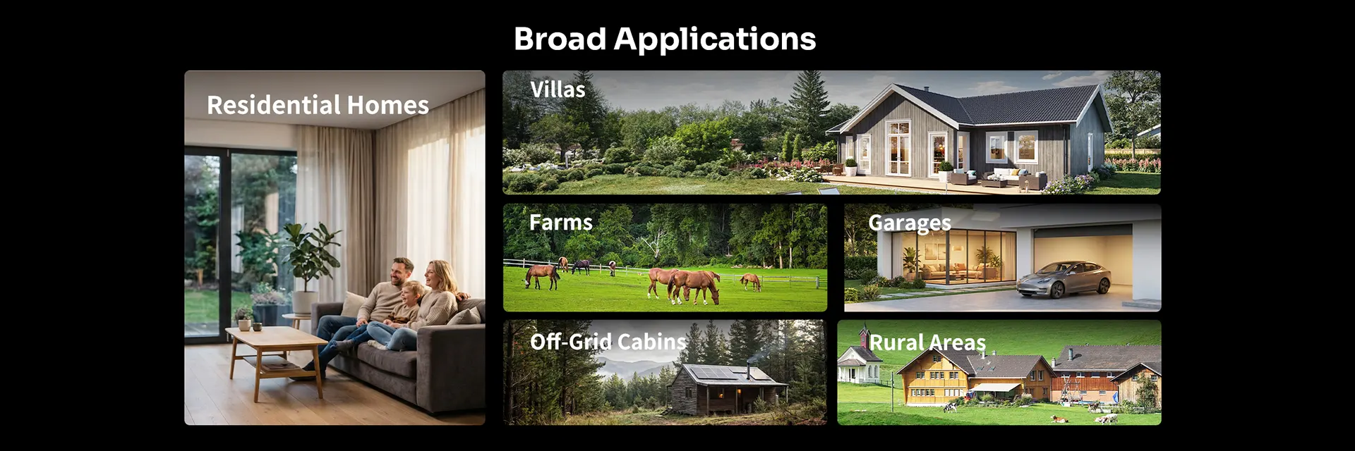 Applications larges