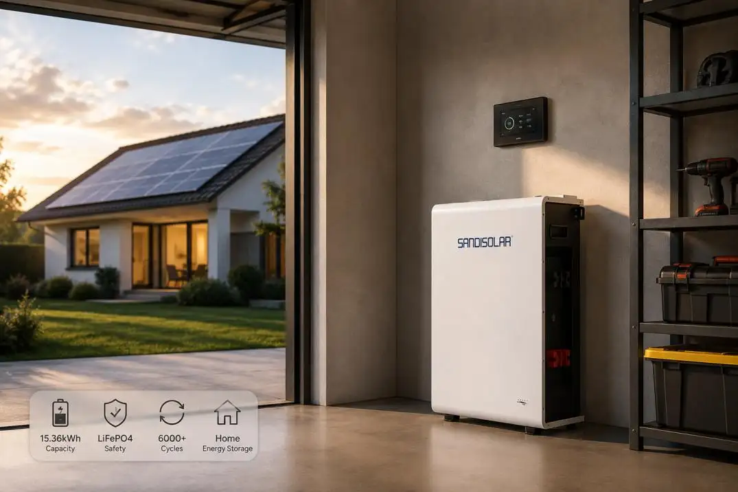 Batterie LiFePO₄ de 15,36 kWh
